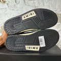Amiri Black Skeleton White Black Sneaker Sz 6.5 (39)