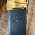 Versace La Medusa Chain Print Black Belt Sz (100/40)