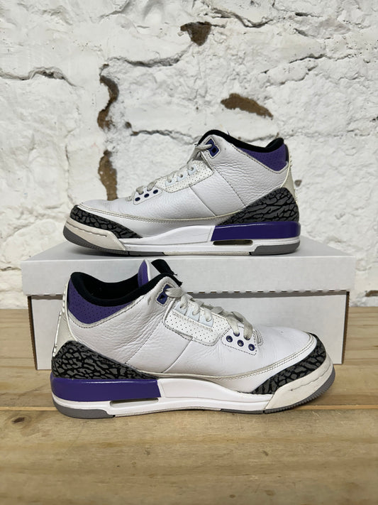 Air Jordan 3 Dark Iris Sz 7Y