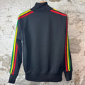 Palm Angels Jamaican Black Track Jacket Sz S
