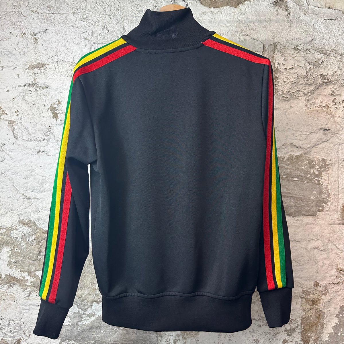 Palm Angels Jamaican Black Track Jacket Sz S