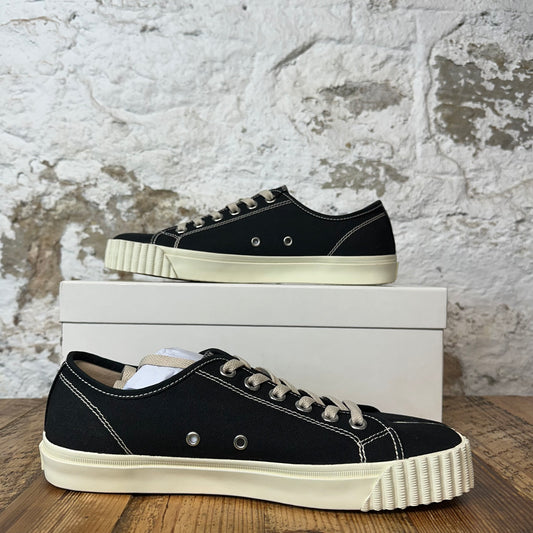 Maison Margiela Canvas Tabi Black Cream Sneaker Sz 8 (41) DS