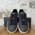 Gucci Black Monogram Red Tab Ace Sneaker Sz 10