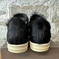 Rick Owens Pony Hair Black Milk Sneaker Sz 10 (43)