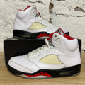 Air Jordan 5 Fire Red Silver Tongue (2020) Sz 10.5