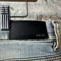 Amiri Plain Washed Blue Denim Jeans Sz 38