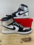 Air Jordan 1 High Silver Toe Sz 10(11.5W)