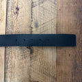 Dolce Gabanna Silver Buckle Black Belt Sz (85)