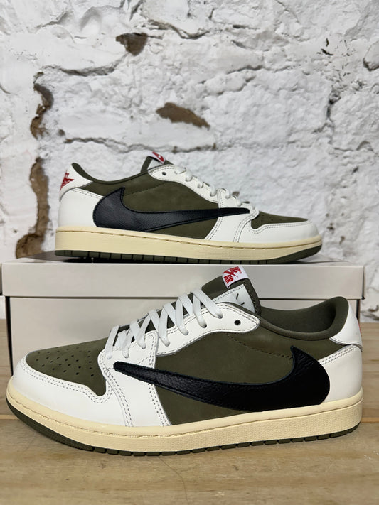 Air Jordan 1 Travis Scott Medium Olive Sz 10 DS