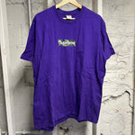 Supreme Camo Box Logo T-shirt Purple Sz L