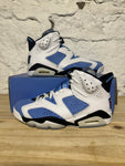 Air Jordan 6 UNC White Sz 7.5 DS