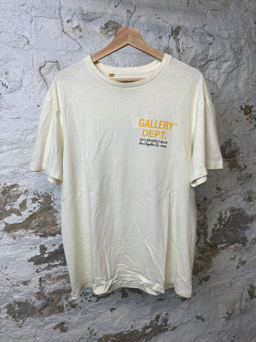 Gallery Dept Drivethrough T-shirt Cream Sz M