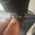Amiri MX1 Crystal Washed Blue Denim Jeans Sz 34