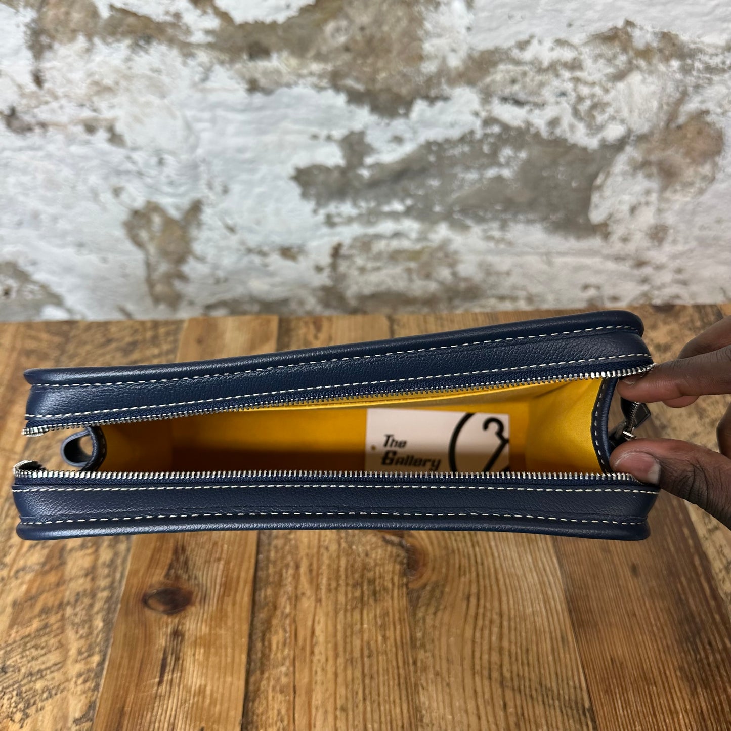 Goyard Jouvence Brown Monogram Navy Toiletry Bag