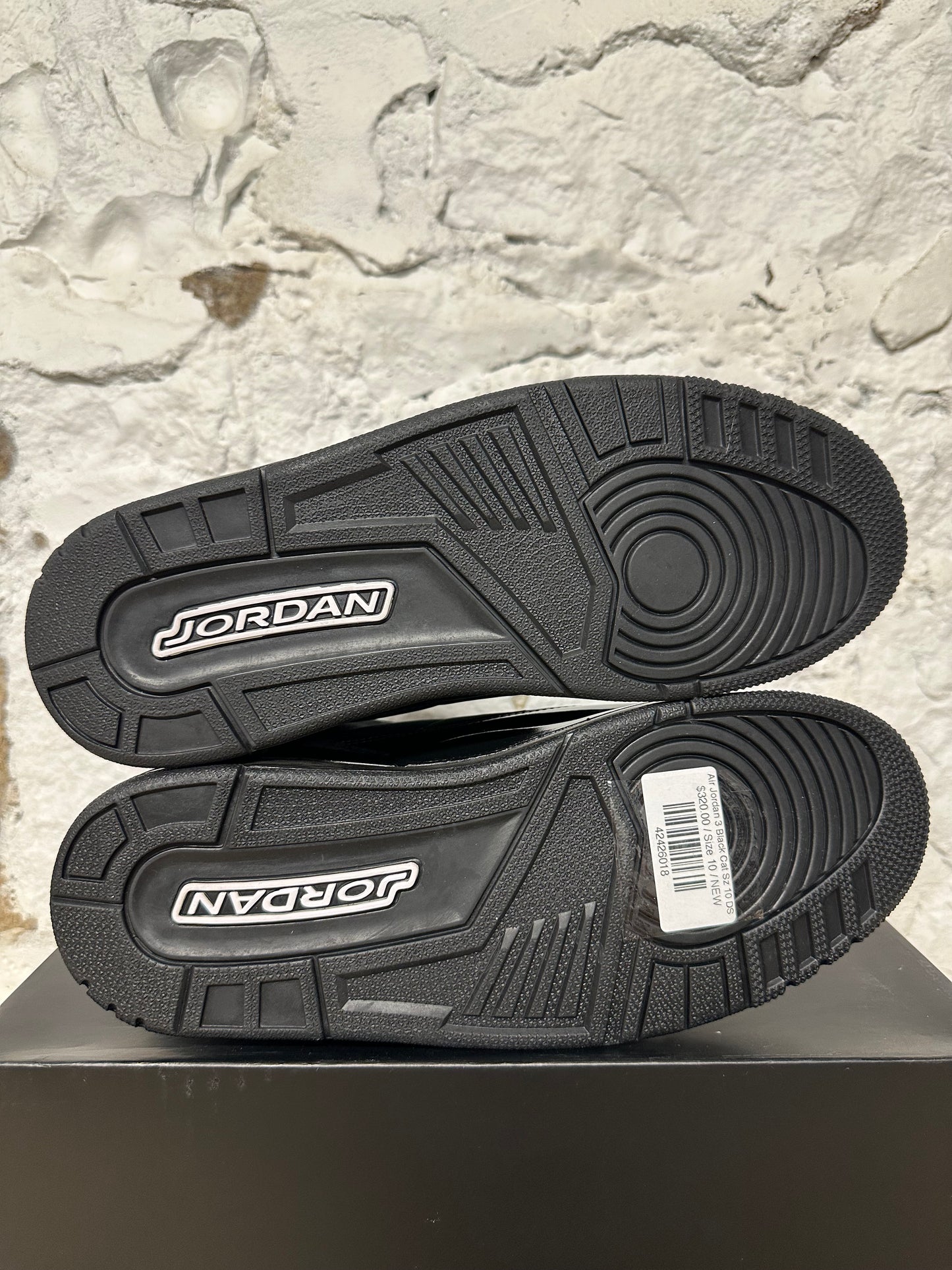 Air Jordan 3 Black Cat Sz 10 DS