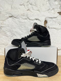 Air Jordan 5 Black Metallic Sz 10
