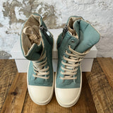 Rick Owens DRKSHDW Teal Padded High Sz 6.5 (39) No Box