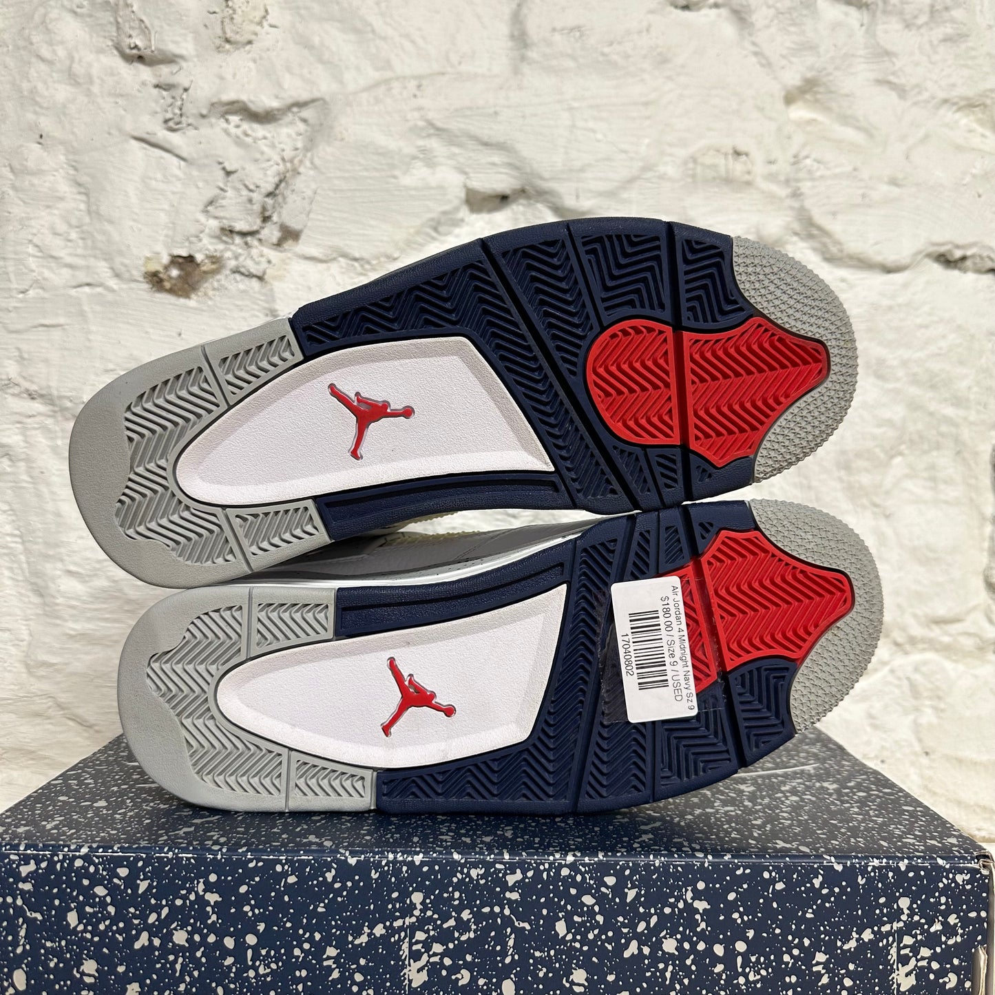 Air Jordan 4 Midnight Navy Sz 9