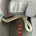 Prada Americas Cup Turquoise Rubber Sneaker Sz 6.5 (39)