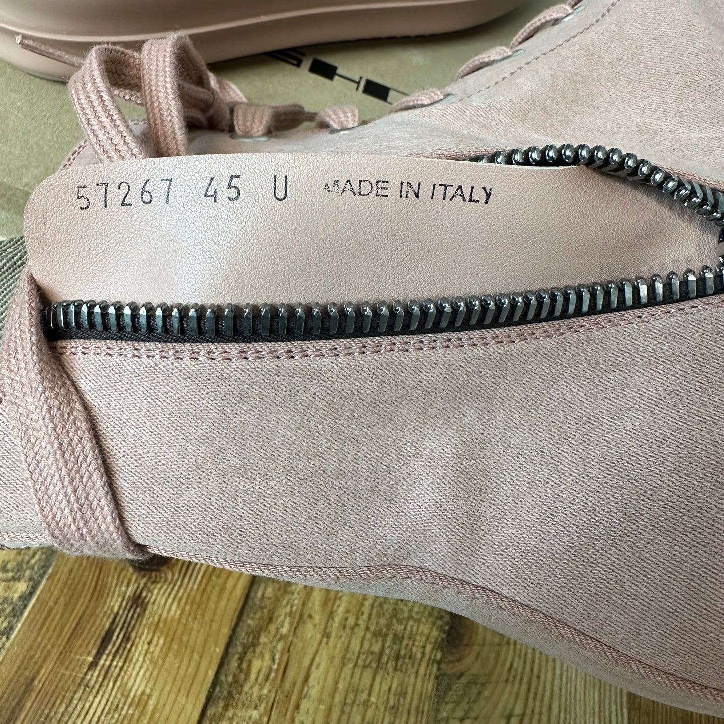 Rick Owens High Triple Dark Pink Sneaker Sz 12 (45) DS