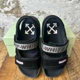 Off White Black Strap Sandal Sz 6.5 (39) DS