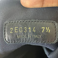 Prada Techno Black Yellow Sneaker Sz 7.5