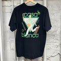 Casablanca Tennis Green Triangle T-Shirt Sz M