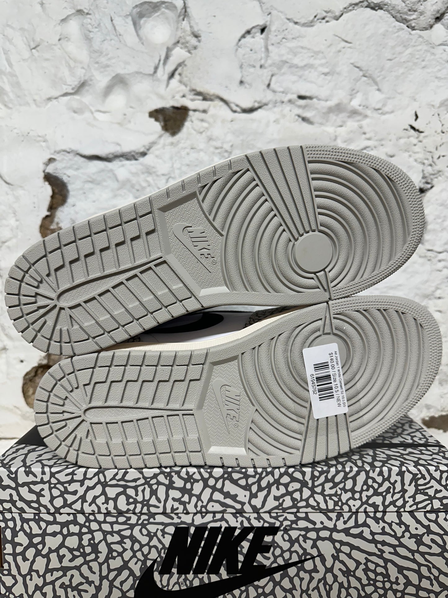 Air Jordan 1 White Cement Sz 10.5 DS