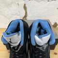 Air Jordan 5 Black University Blue Sz 10
