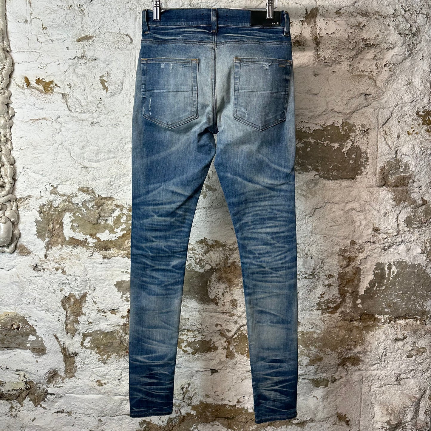 Amiri Plain Honeycomb Denim Jeans Sz 29