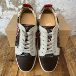 Christian Louboutin Snakeskin Brown Gray Low Sz 12 (45)