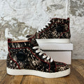 Christian Louboutin High Brown Pony Hair Sneaker Sz 9 (42)