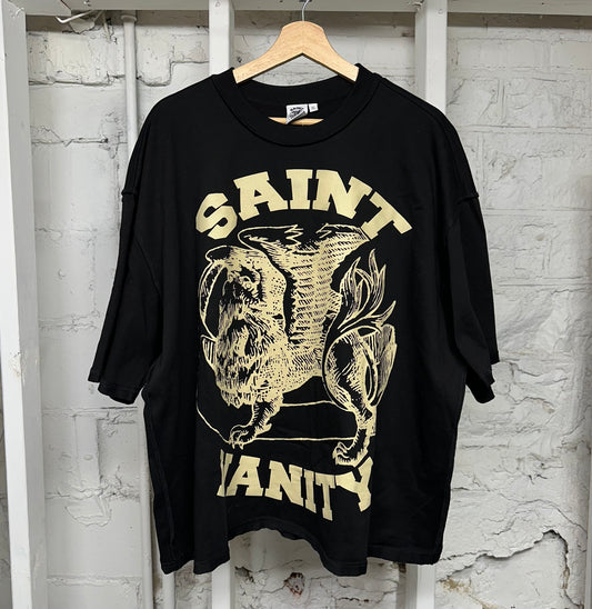 Saint Vanity Tan Griffin Black T-Shirt Sz XL