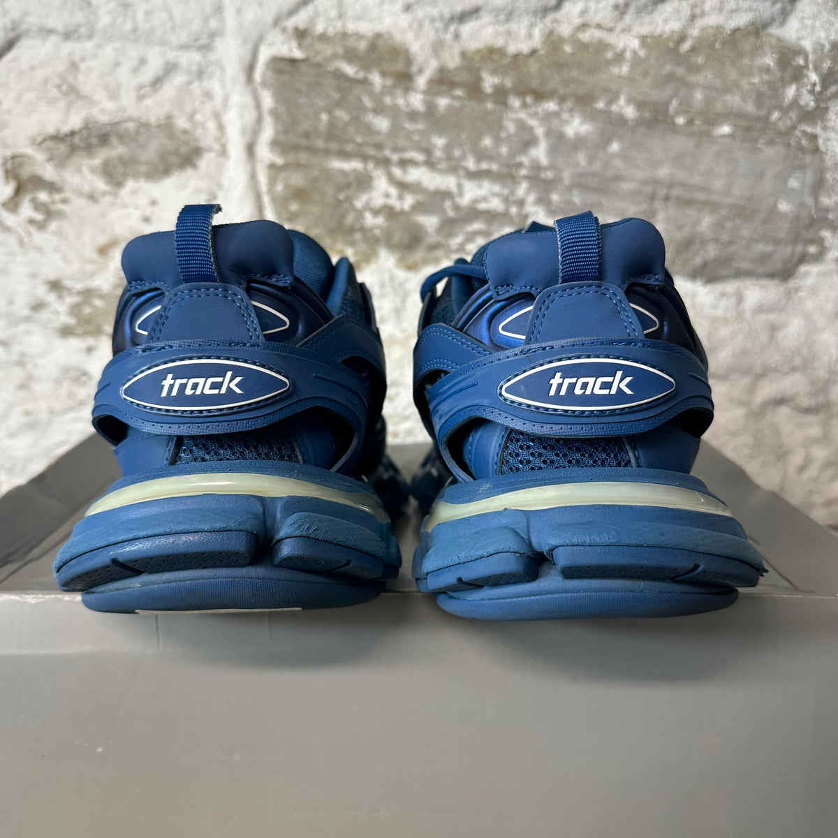 Balenciaga Track Runner Triple Blue LED Sneaker Sz 9 (42)