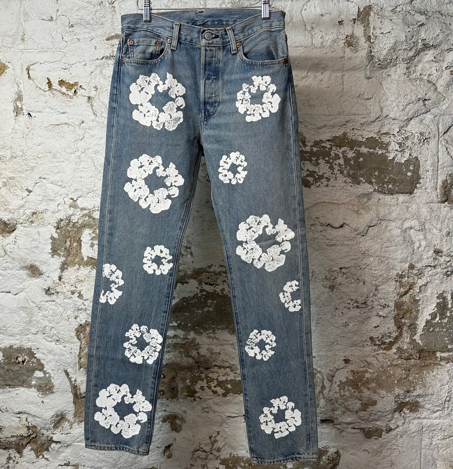 Denim Tears White CW Blue Denim Jeans Sz 29