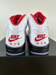 Air Jordan 5 Fire Red Silver Tongue (2020) Sz 11 DS