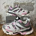Balenciaga Track Runner Grey White Pink Sneaker Sz 7 (40) DS