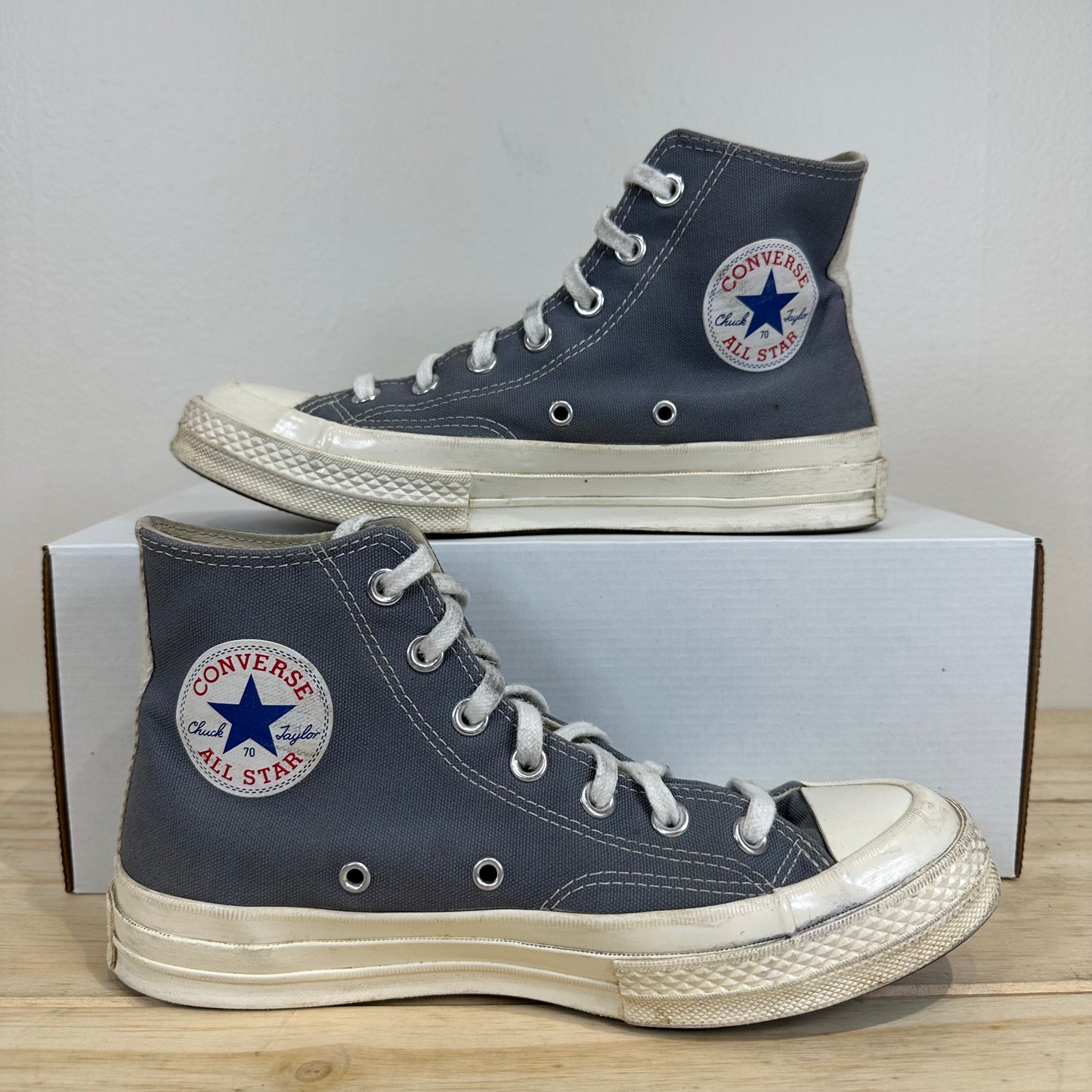 Converse CDG Grey Sz 6