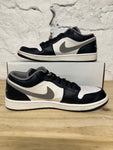 Air Jordan 1 Low Black Medium Grey Sz 12
