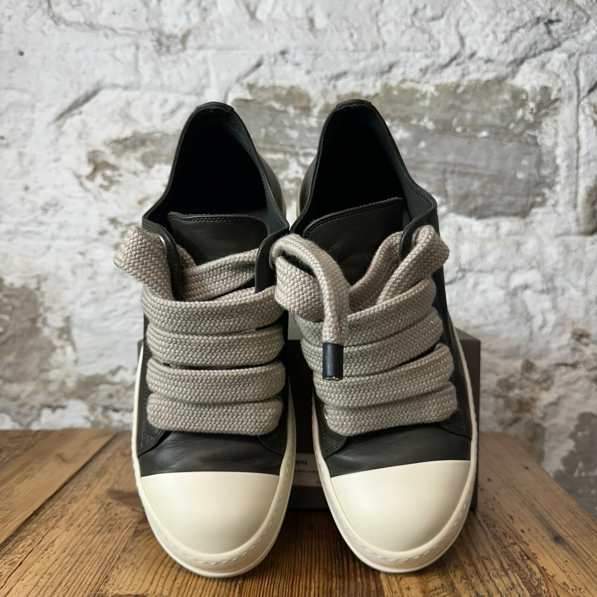 Rick Owens Jumbo Lace Bosco Milk Sneaker Sz 9 (42)