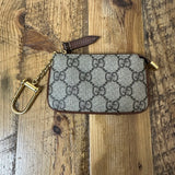 Gucci Brown Monogram Coin Pouch