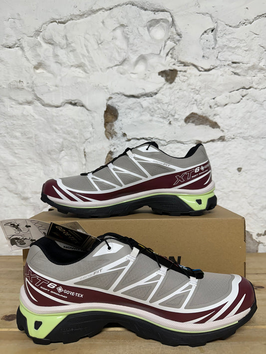 Salomon XT 6 Gore Tex Paloma Maroon Banner Sz 11 DS