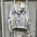 Vale Army of Dreams Grey Purple Zip Up Hoodie Sz S
