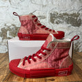 Dior B23 High Red Oblique Sneaker Sz 8 (41)