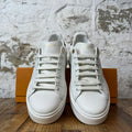 Louis Vuitton White Monogram Time Out Sneaker Sz 7 (40)
