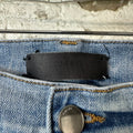 Amiri MX1 Denim Patch Blue Denim Jeans Sz 31