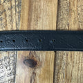 Gucci Black Embossed GG Monogram Belt Sz (105/42)