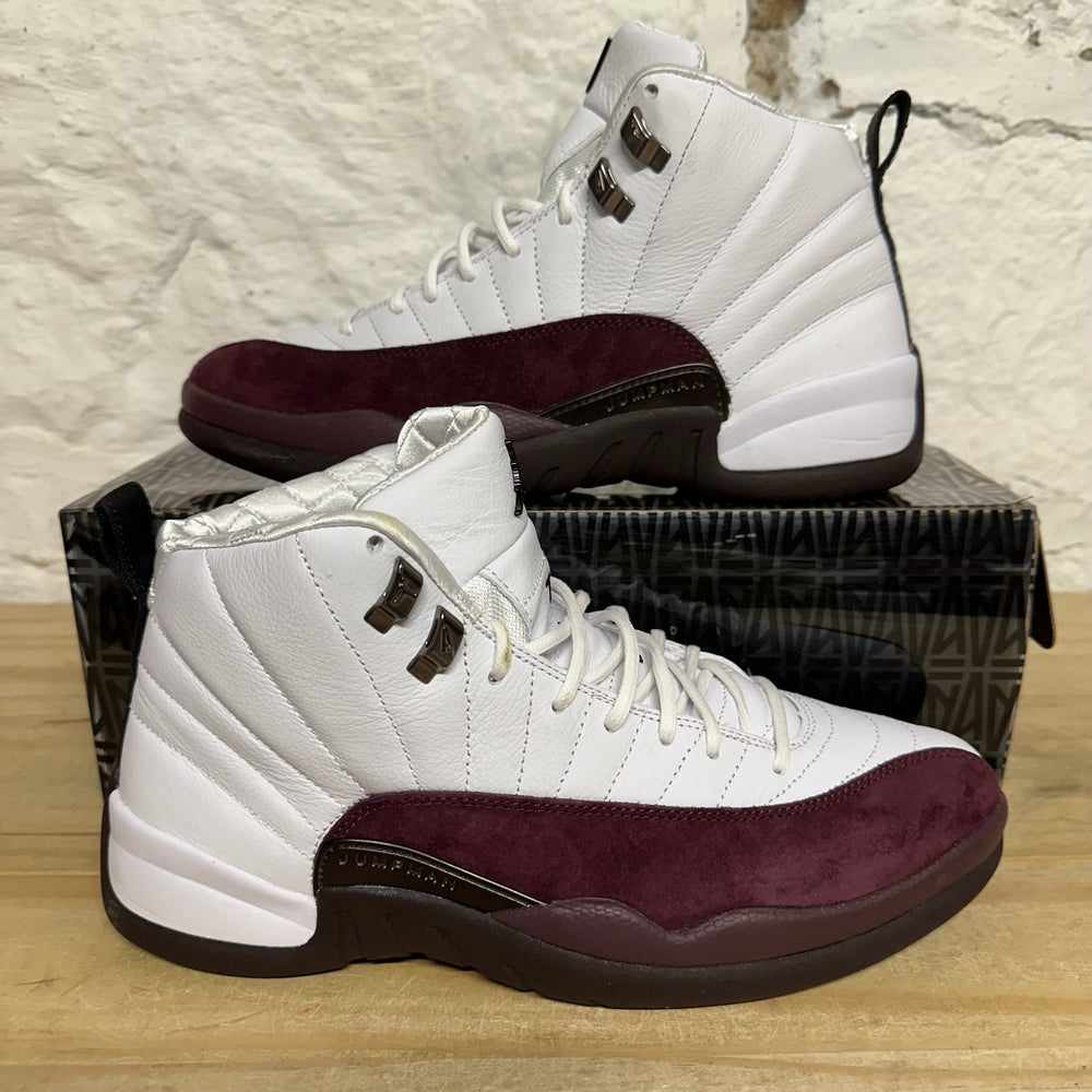 Air Jordan 12 A Ma Maniere White Sz 10.5 (12W)