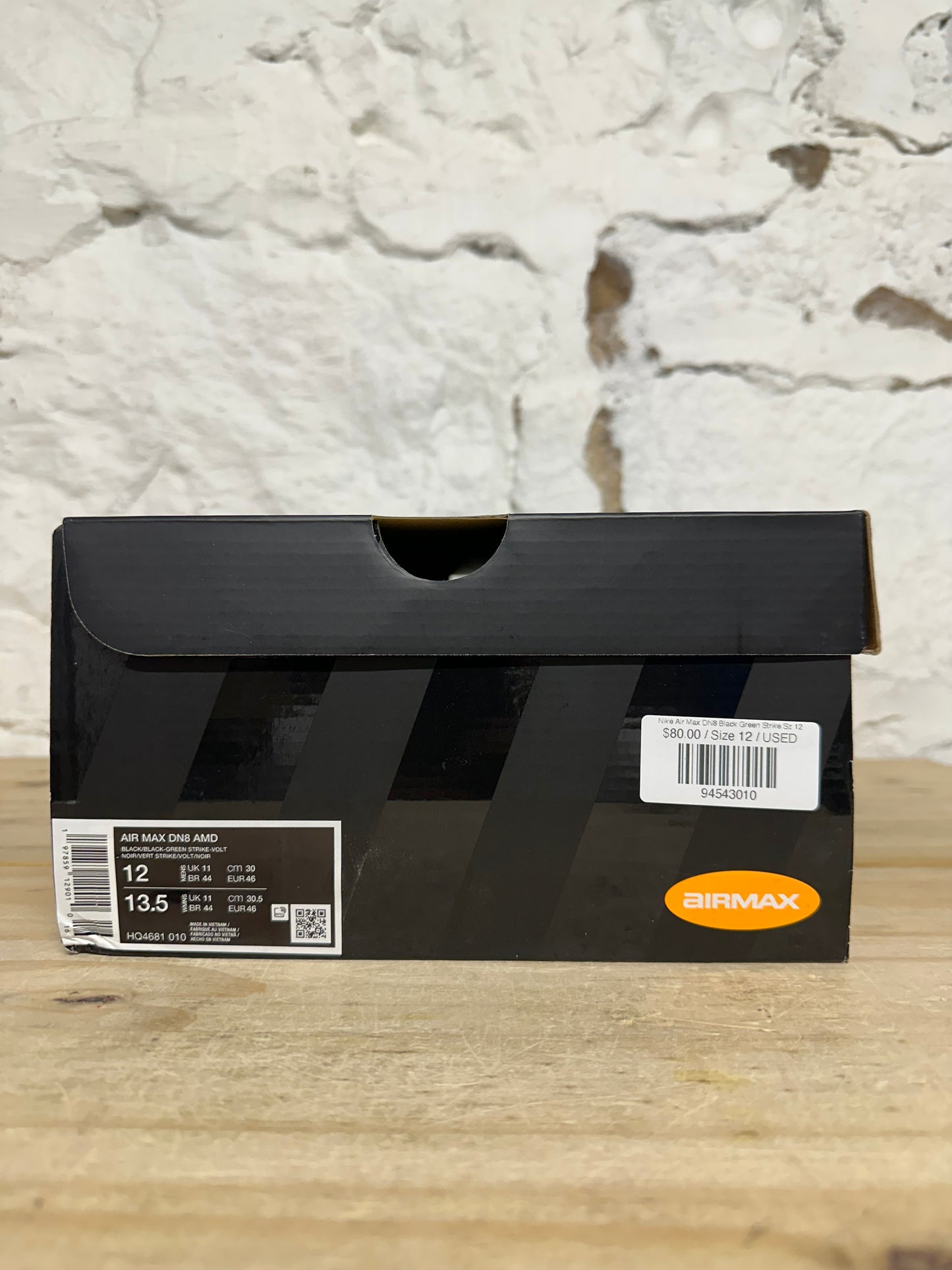 Nike Air Max DN8 Black Green Strike Sz 12