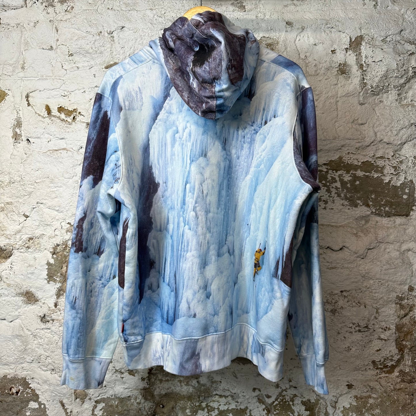 Supreme Northface Ice Climb Hoodie Blue Sz L